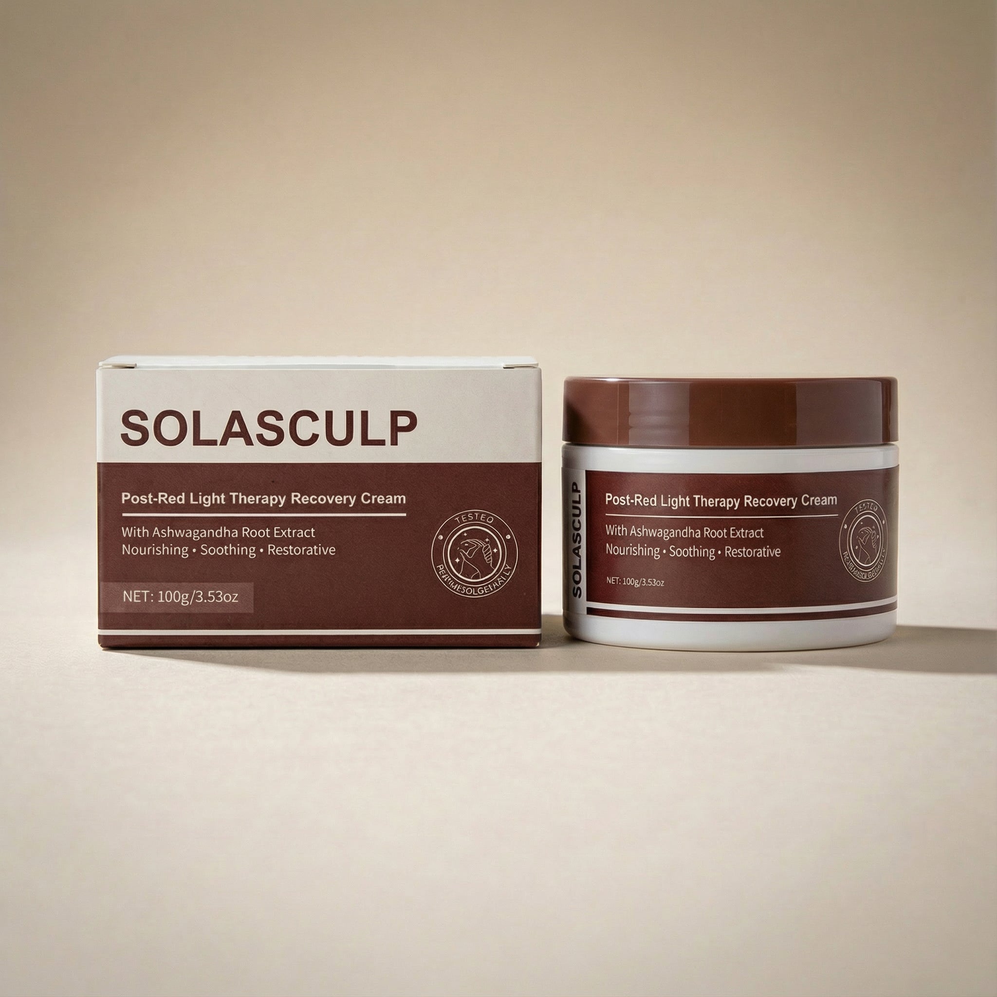 Solasculp™ Post–Red Light Therapy Recovery Cream