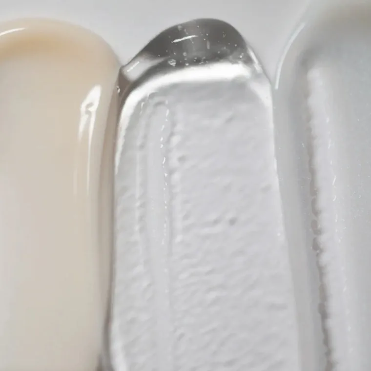 Cream texture close-up